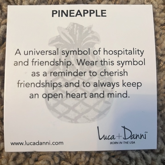 Luca and Danni Pineapple Clasp Bracelet - Picture 2 of 3